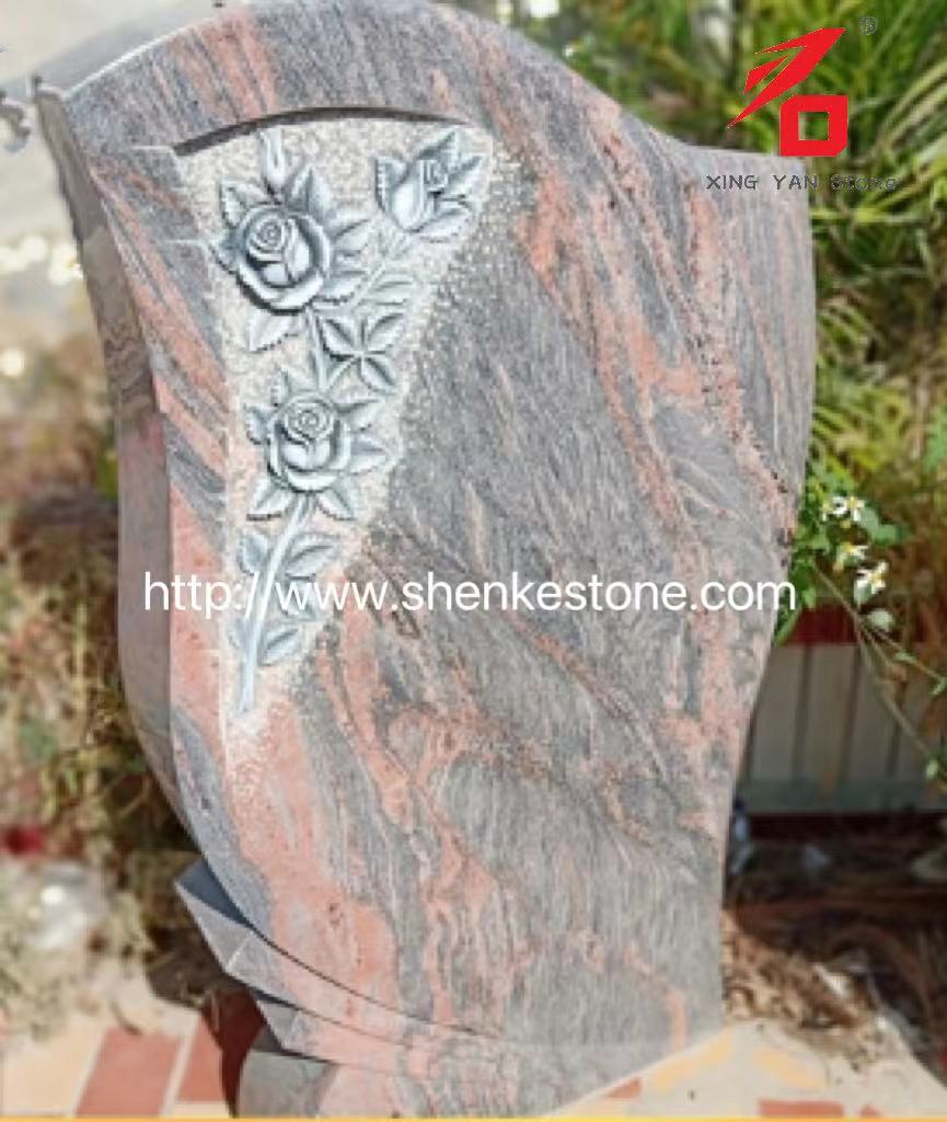 Brazil Red Dragon Granite แกะสลักหินจารึกสำหรับขาย