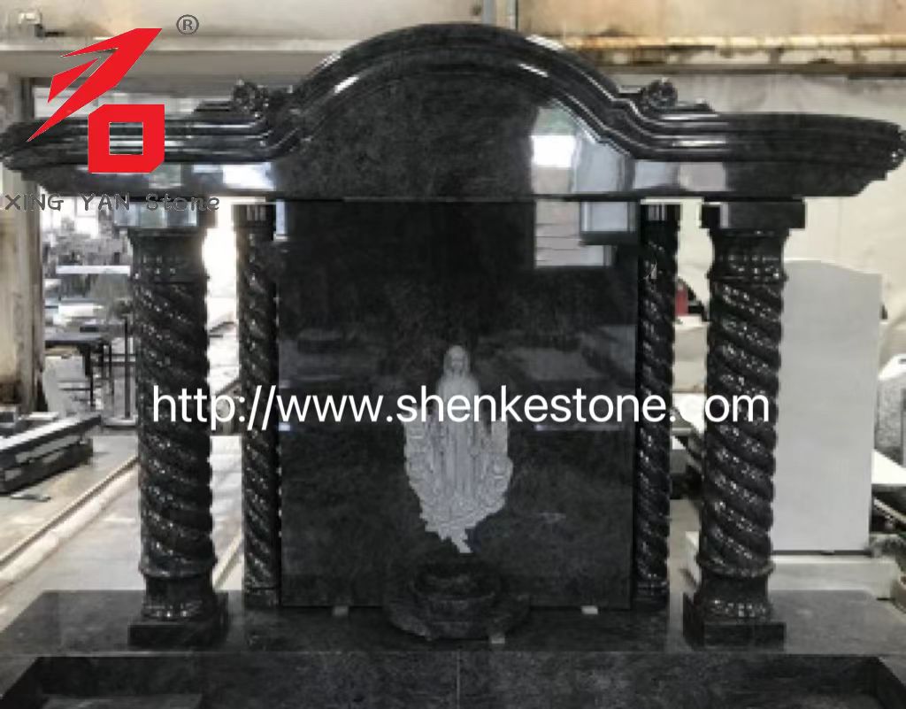 การออกแบบของไอร์แลนด์อนุสาวรีย์ Angel Granite Blue Granite